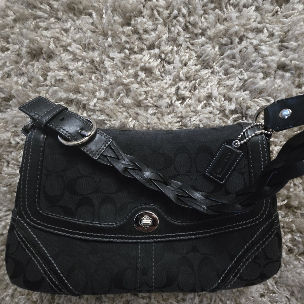 Black Designer Shoulder Bag